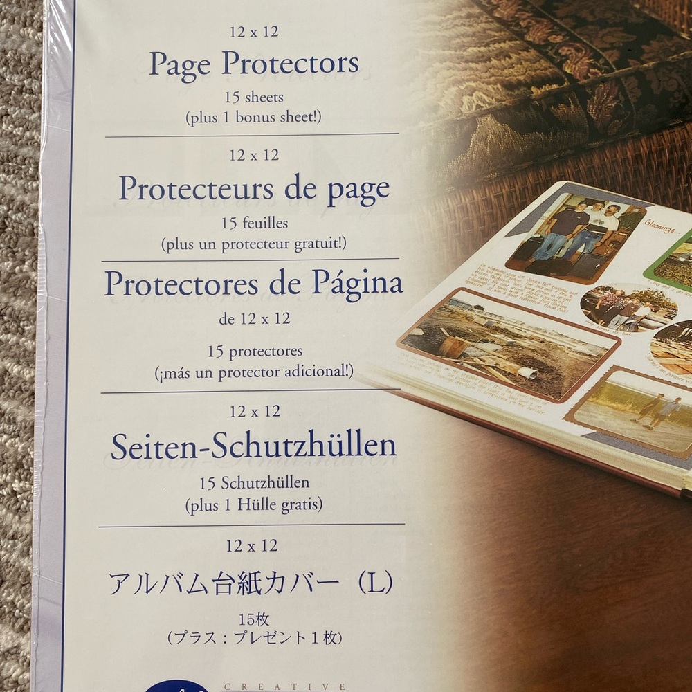 Creative Memories Page Protectors 12x12